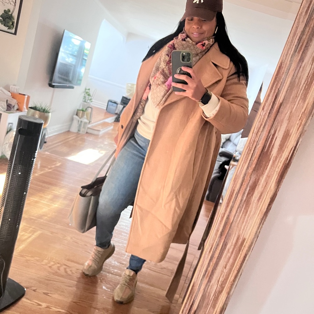 Anne Klein Women's Camel Trench Coat